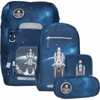 Beckmann Schulrucksack-Set Classic Maxi - 6-tlg. Set