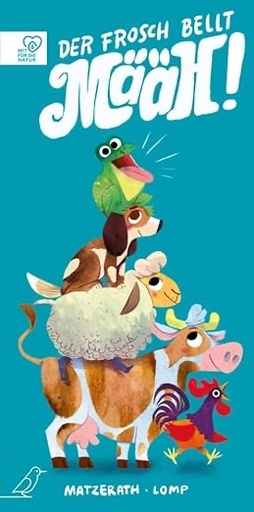 CalmeMara Verlag Der Frosch bellt Määh! Klapp-Bilderbuch zum Mitmachen und Schlapplachen rund um Tiergeräusche für die Kleinsten: Ein tierisches Klappbuch