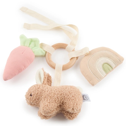 bieco ACTIVITY Spielzeug Hase Fine caramel