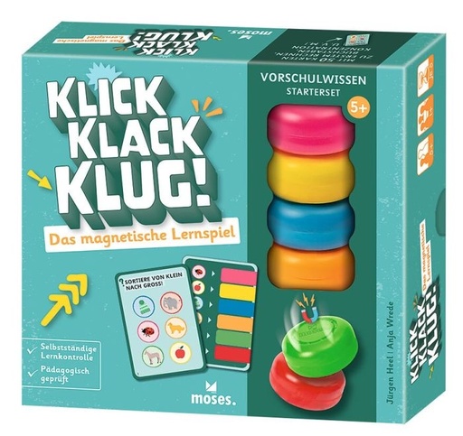 moses Klick Klack Klug Starterset 1 Vorschulwissen ab 5 Jahre