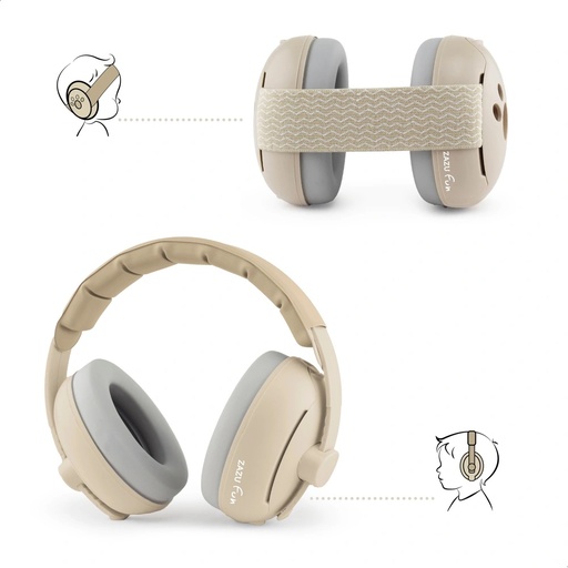 ZAZU Gehörschutz für Babys + Kleinkinder Beige
