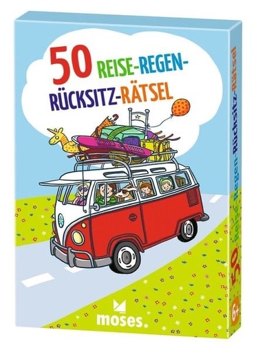 moses 50 Reise-Regen-Rücksitz-Rätsel Kartenset