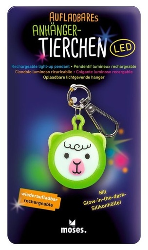 moses Aufladbare LED Anhänger Tierchen