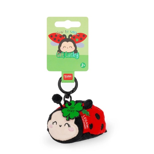 Legami Plüsch-Schlüsselanhänger  - Tiny Super Soft! Ladybug