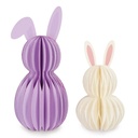 Legami Set mit 2 Faltbaren Häschen aus Papier - Hoppy Easter 2 Farbig